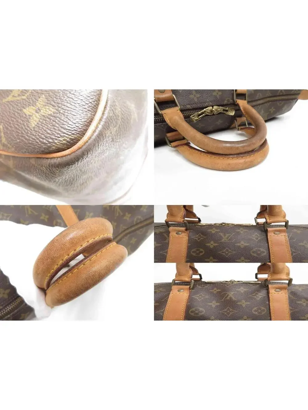 1985 Louis Vuitton Monogram Duffle Boston Bag Keepall 55 853